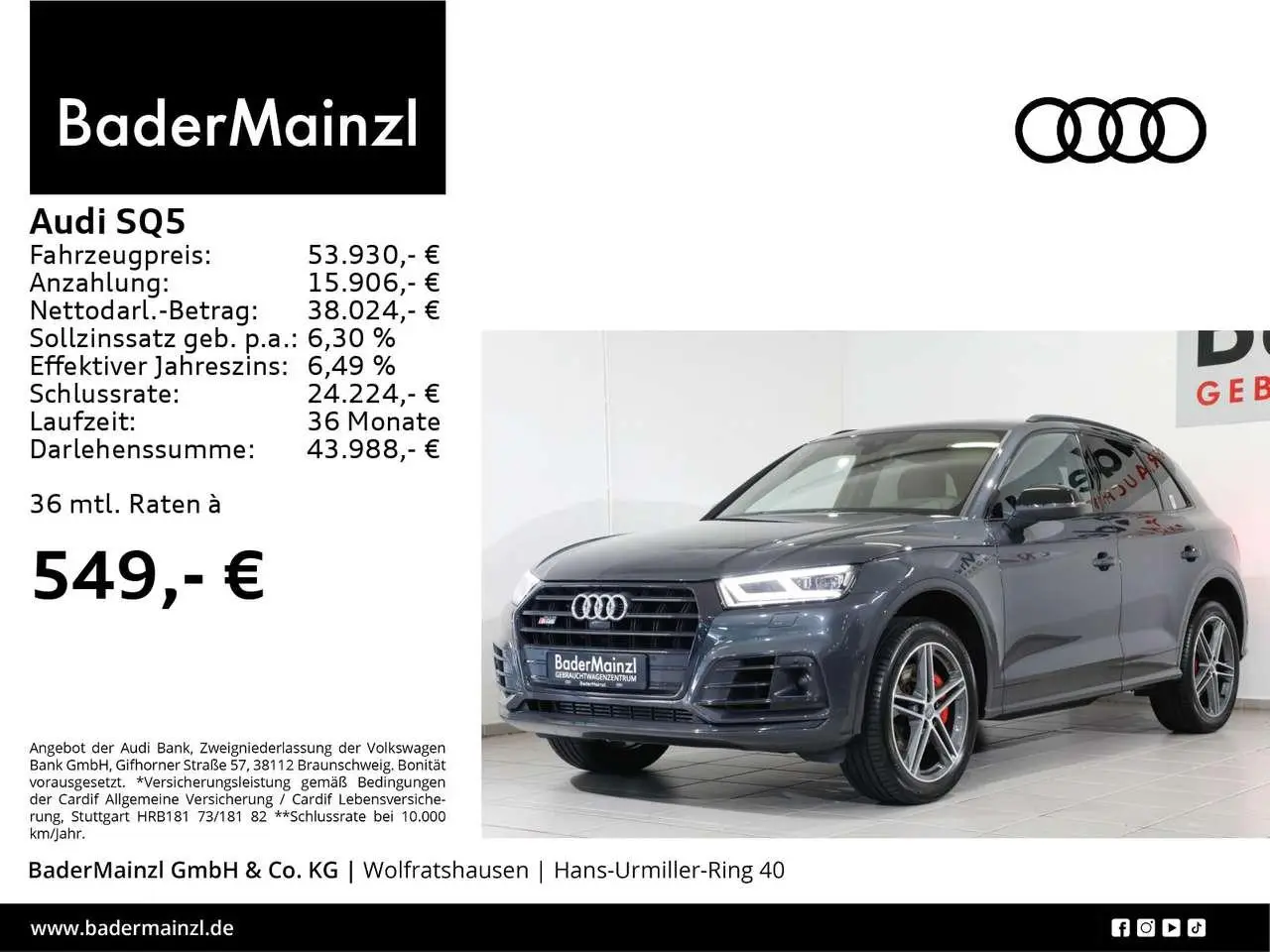 Photo 1 : Audi Sq5 2020 Diesel