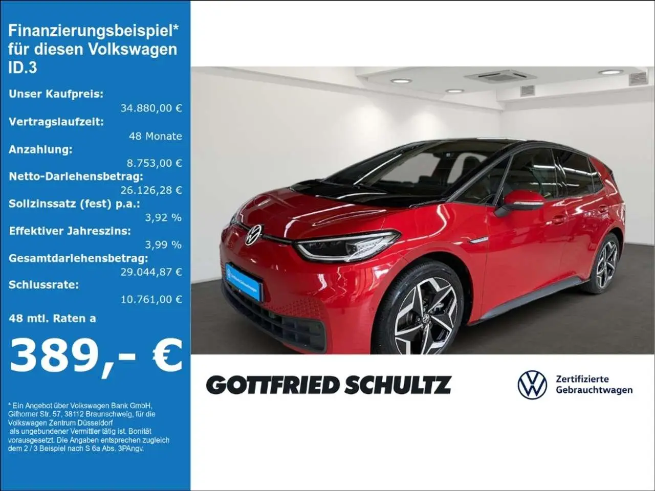 Photo 1 : Volkswagen Id.3 2023 Electric