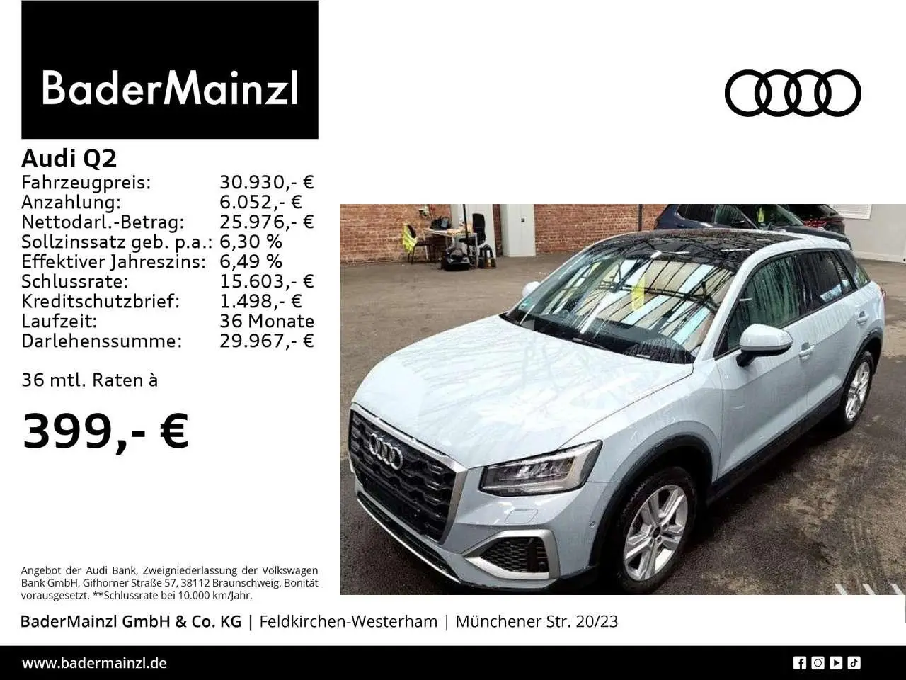 Photo 1 : Audi Q2 2023 Petrol