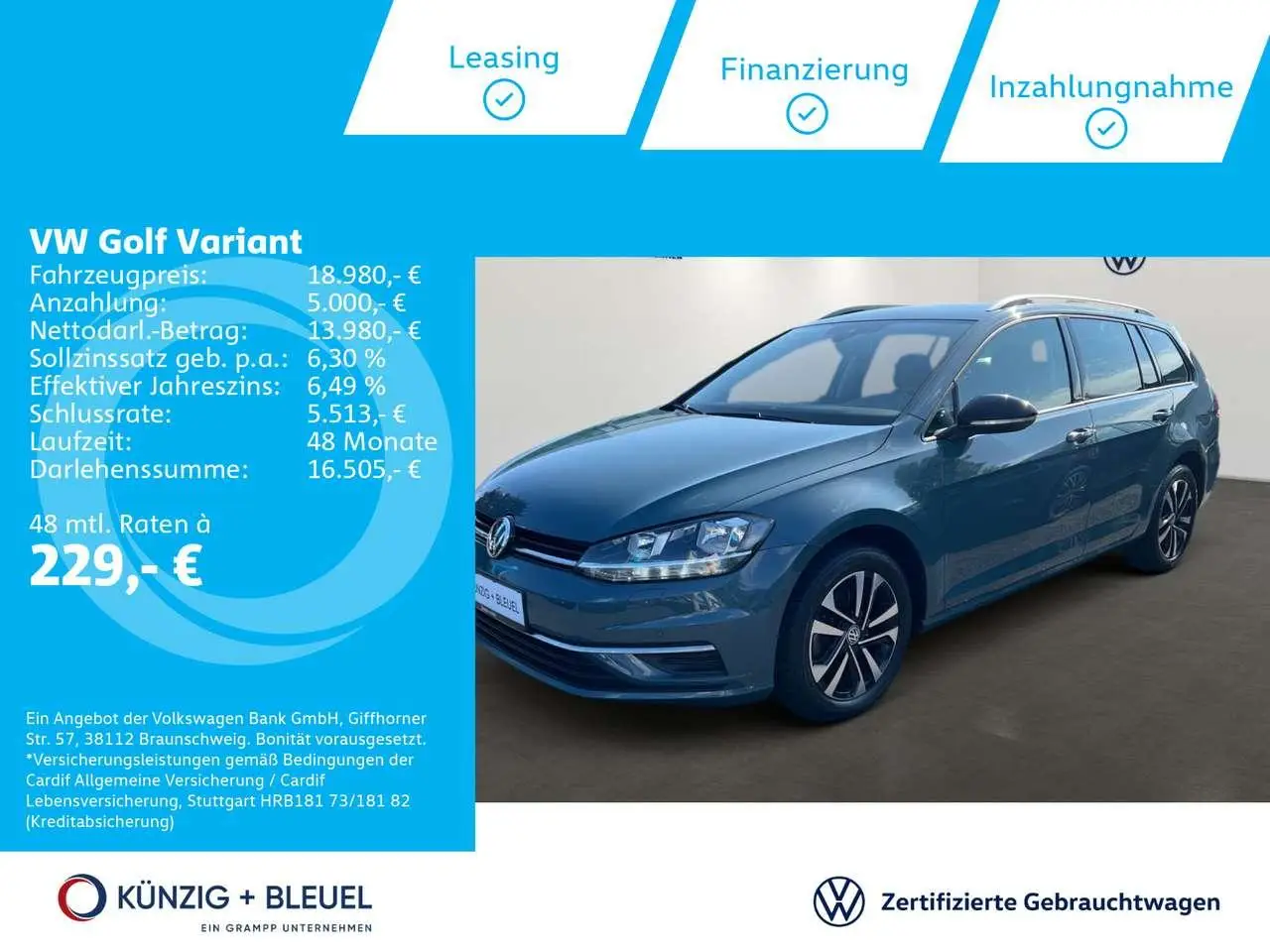 Photo 1 : Volkswagen Golf 2019 Essence