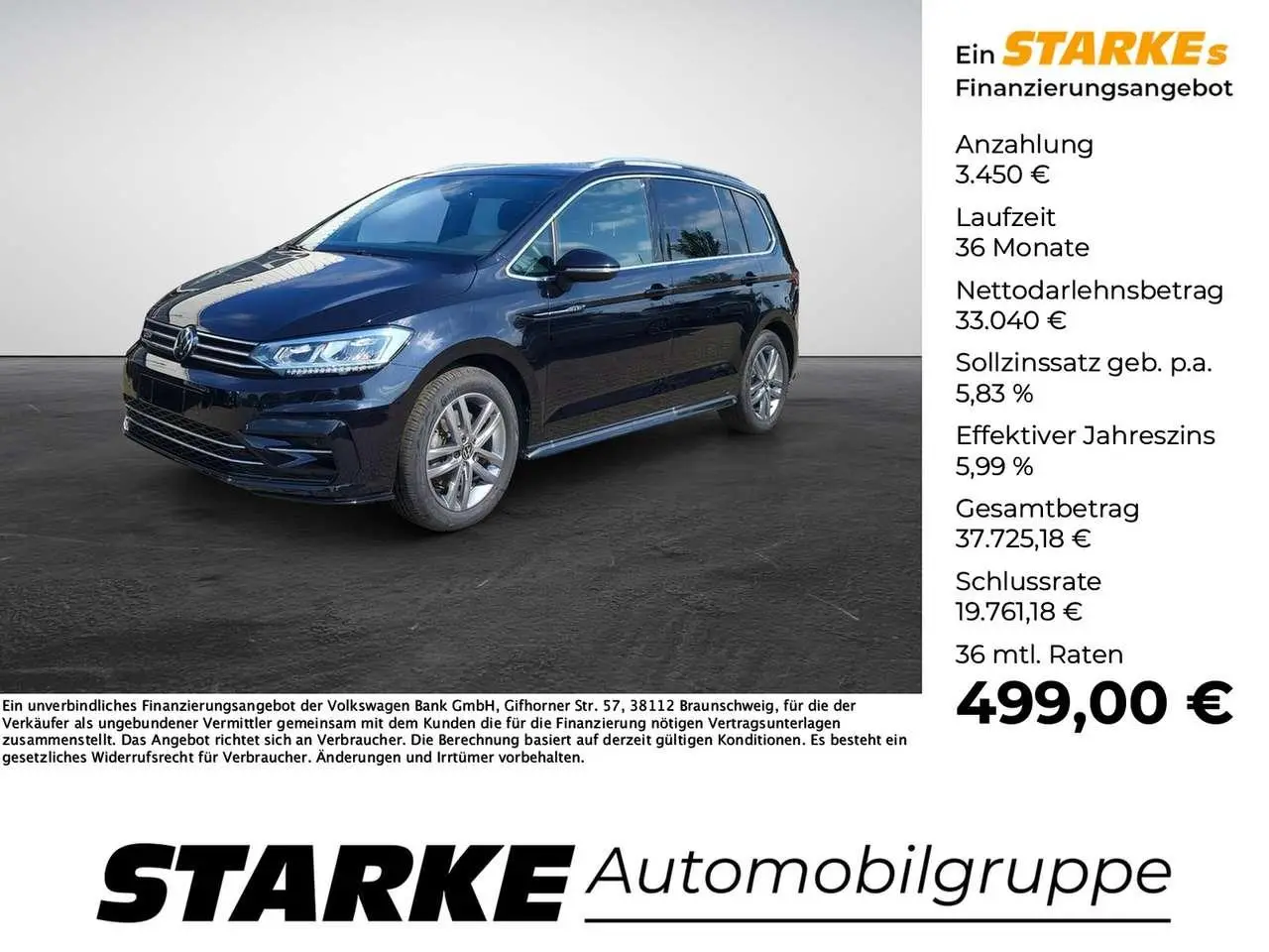 Photo 1 : Volkswagen Touran 2023 Essence