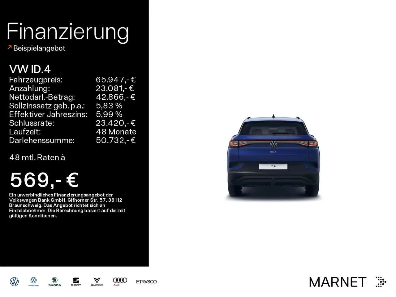 Photo 1 : Volkswagen Id.4 2024 Electric