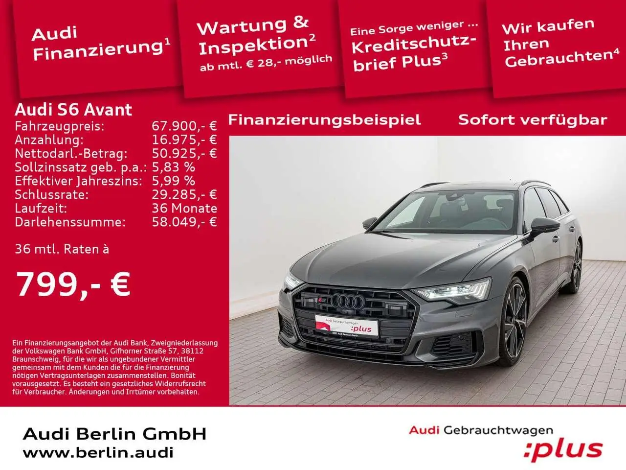 Photo 1 : Audi S6 2022 Diesel