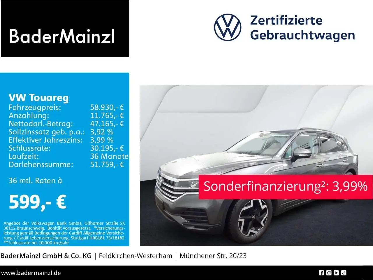 Photo 1 : Volkswagen Touareg 2024 Diesel