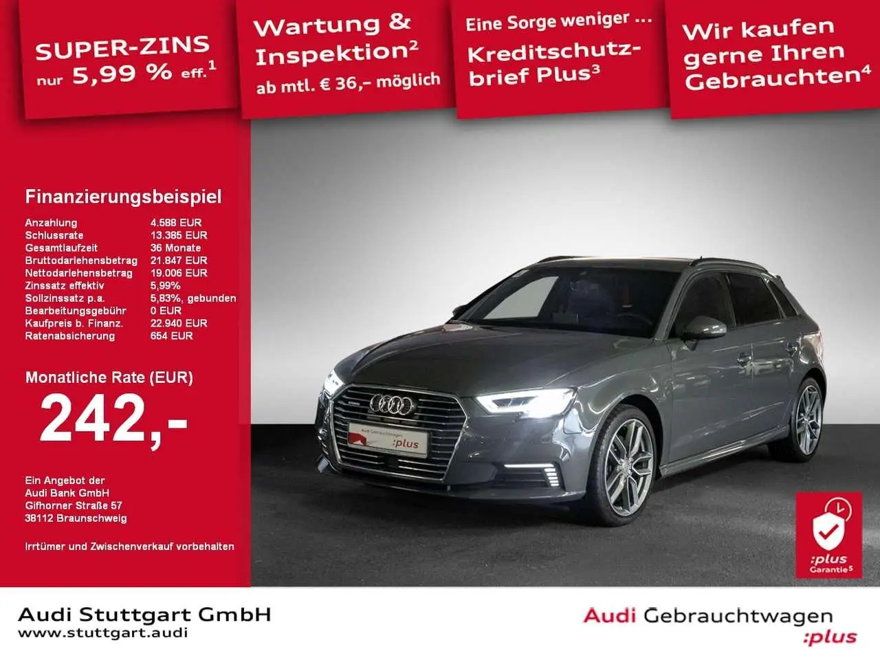 Photo 1 : Audi A3 2020 Hybrid