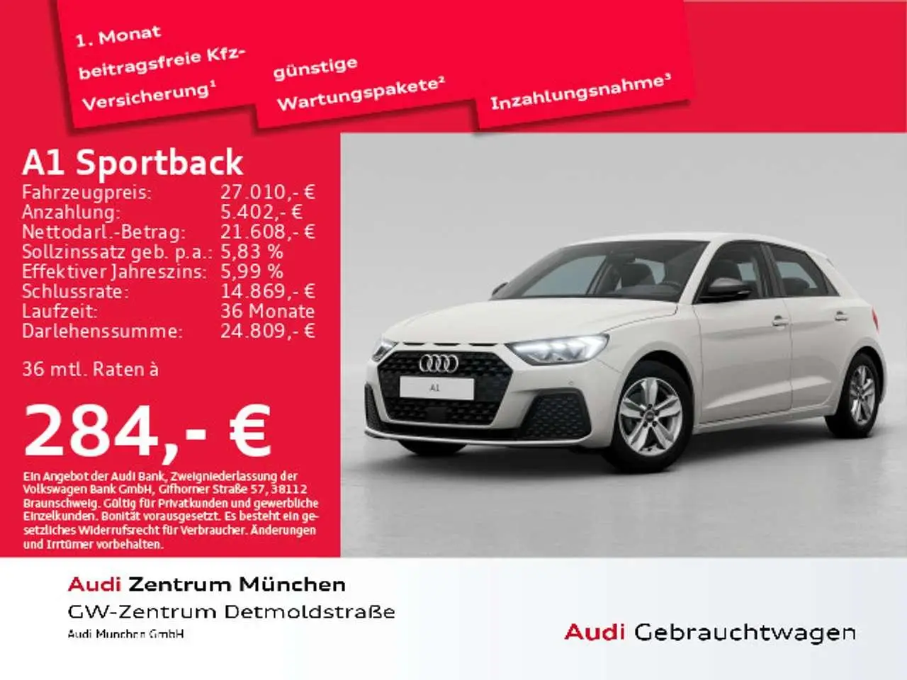 Photo 1 : Audi A1 2024 Essence