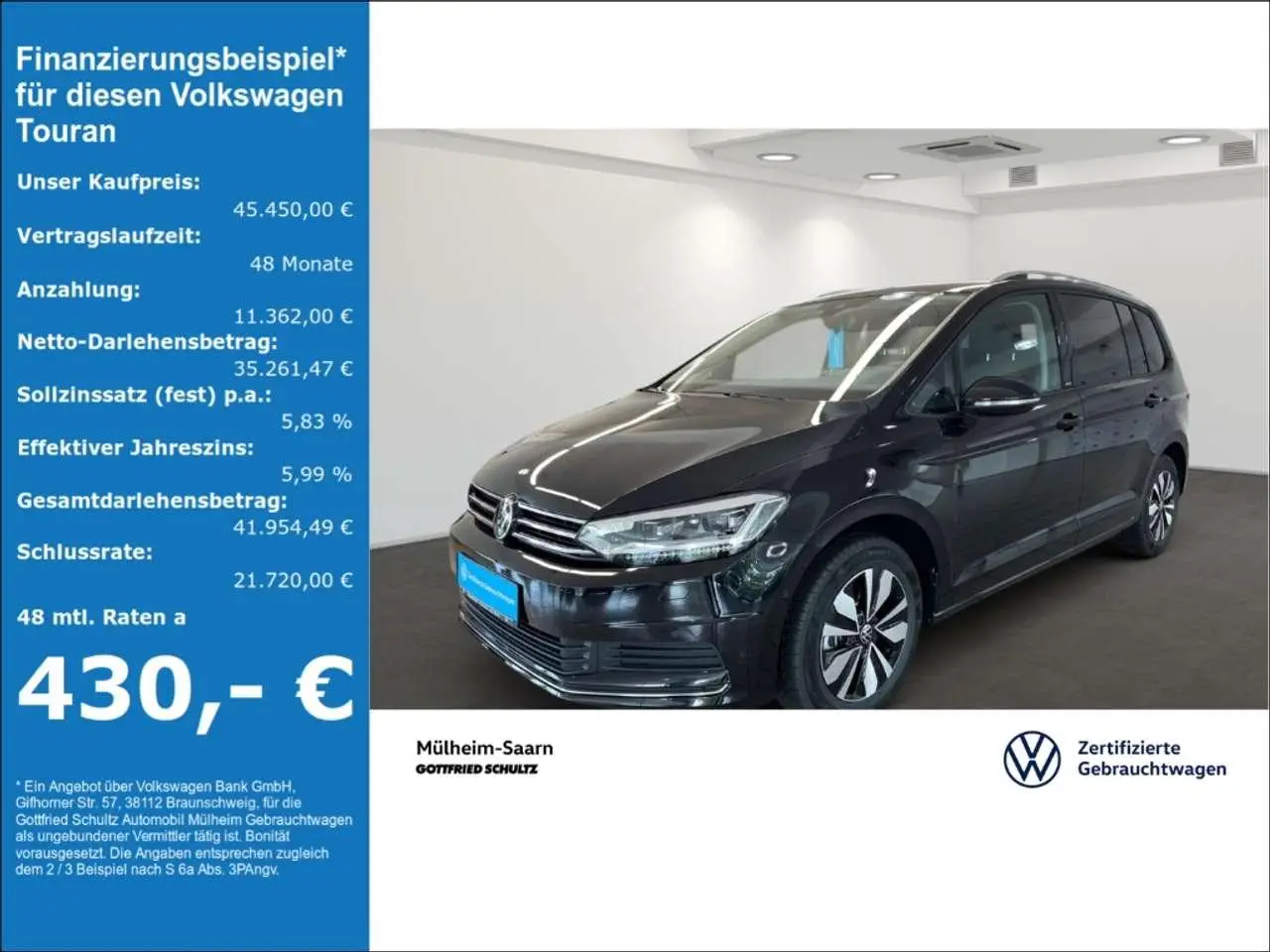 Photo 1 : Volkswagen Touran 2024 Petrol