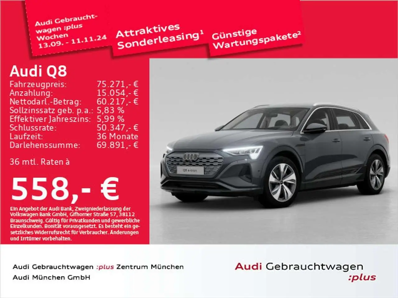 Photo 1 : Audi Q8 2024 Électrique