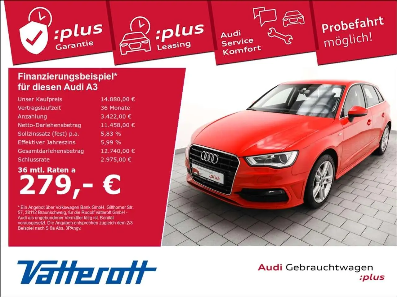 Photo 1 : Audi A3 2016 Essence