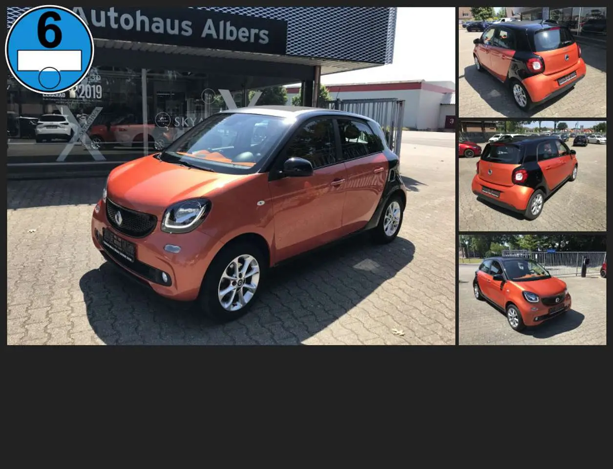 Photo 1 : Smart Forfour 2015 Petrol