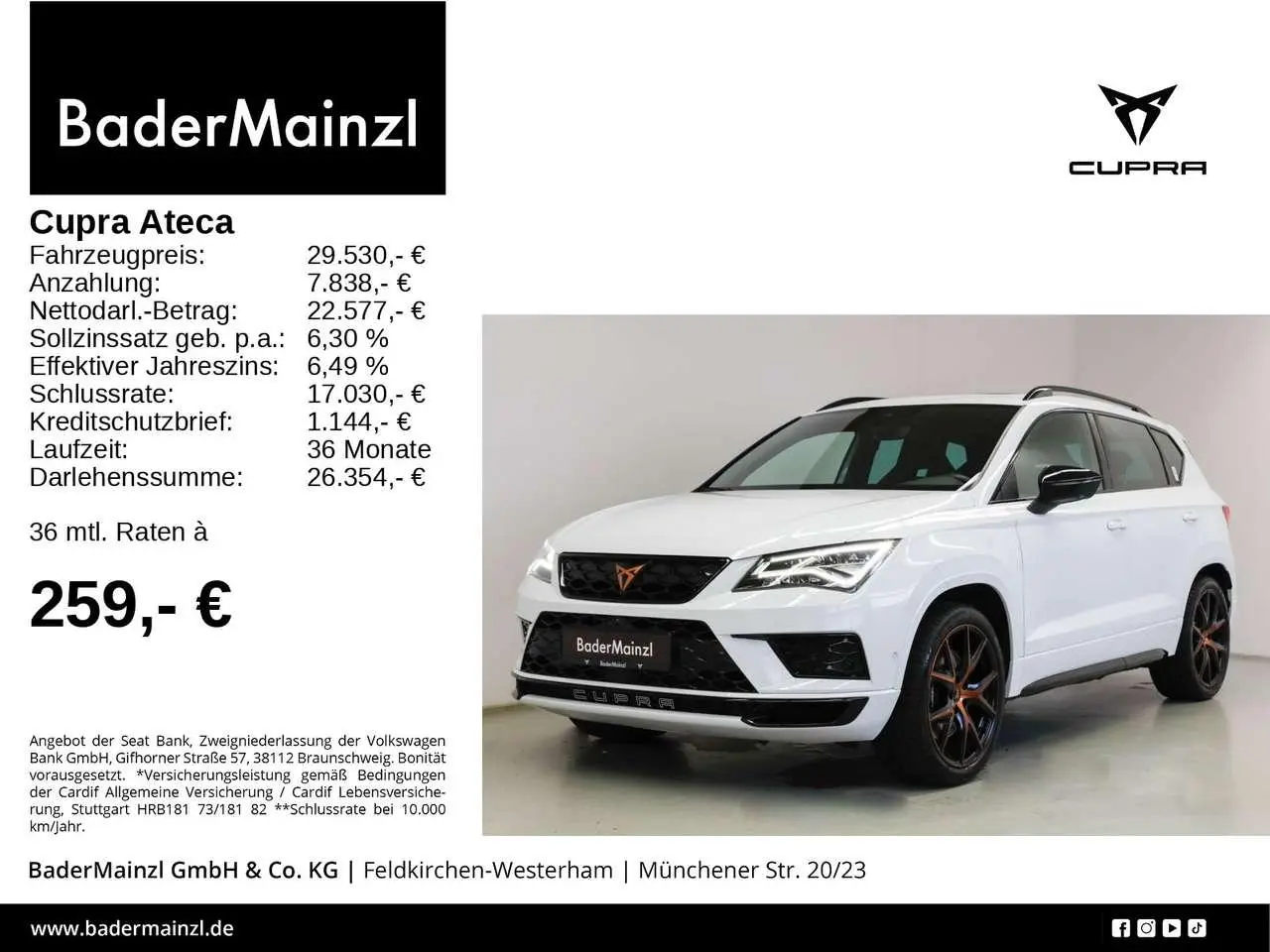 Photo 1 : Cupra Ateca 2020 Petrol