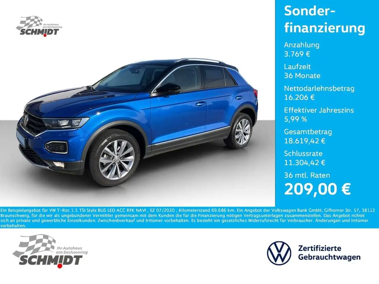 Photo 1 : Volkswagen T-roc 2020 Petrol