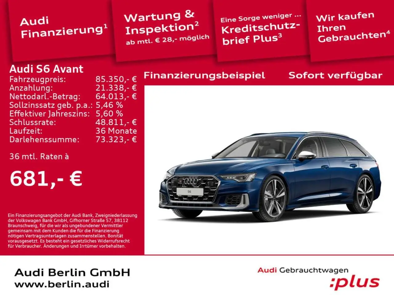 Photo 1 : Audi S6 2024 Diesel