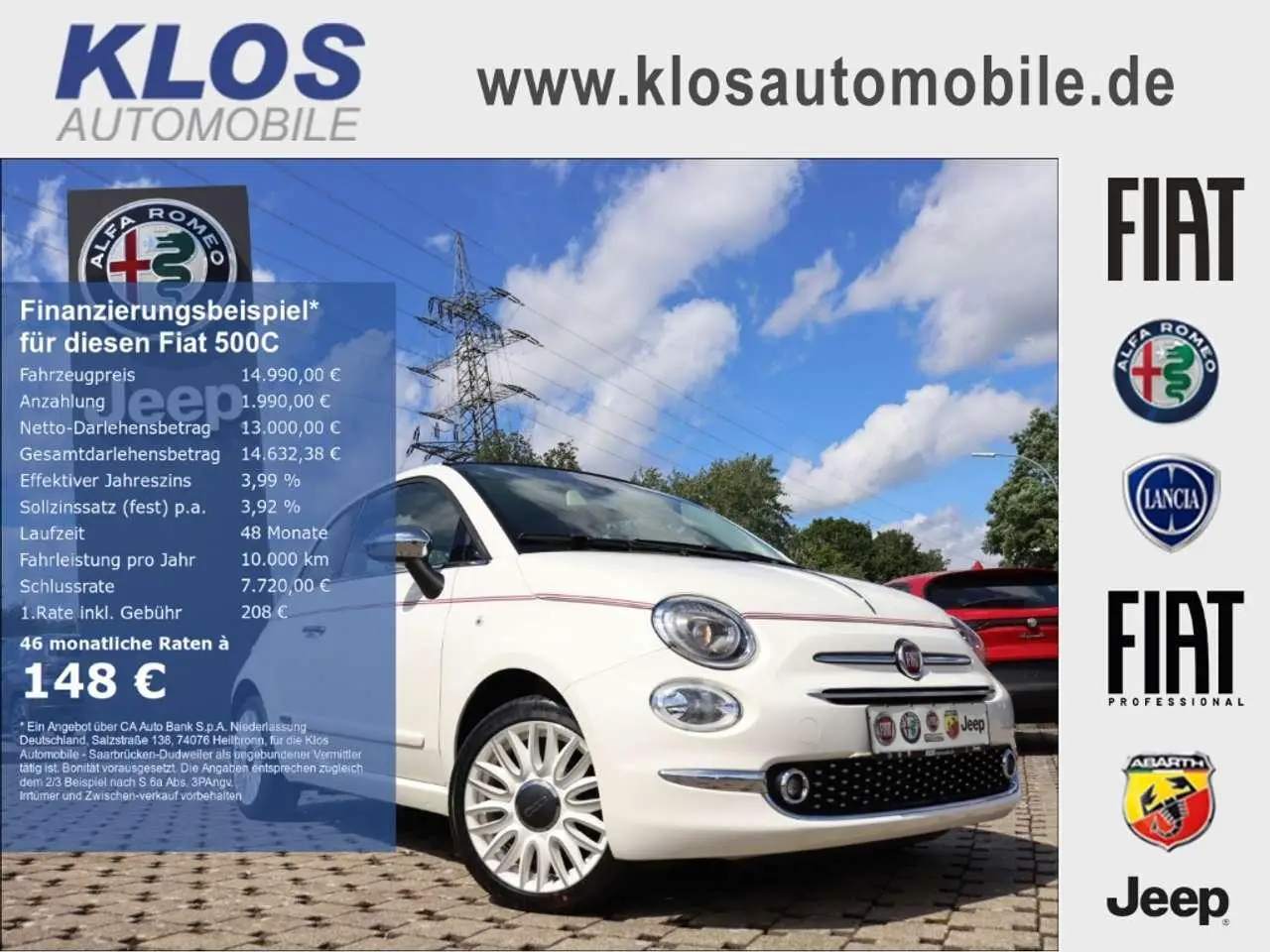 Photo 1 : Fiat 500c 2019 Petrol