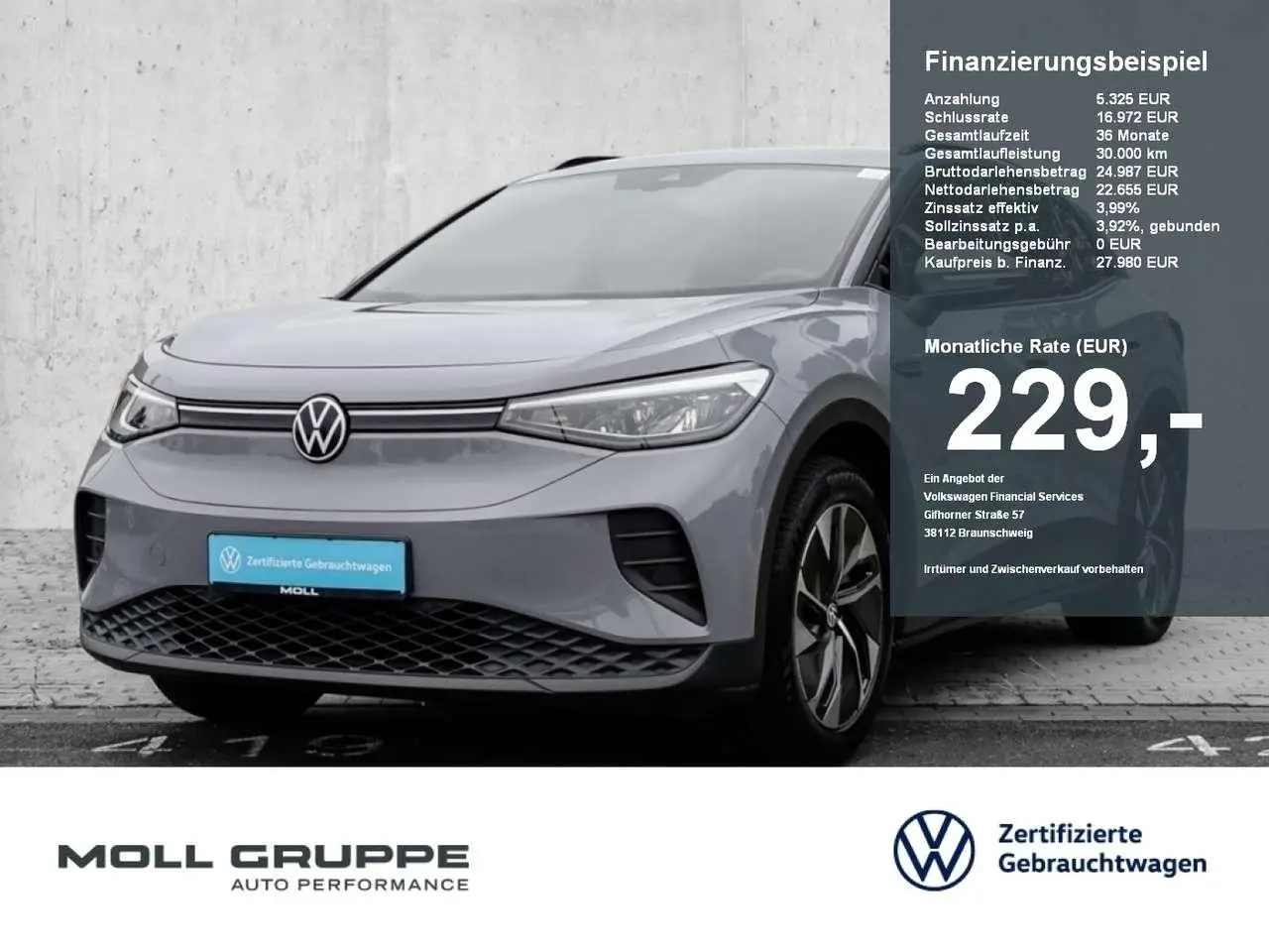 Photo 1 : Volkswagen Id.4 2021 Électrique