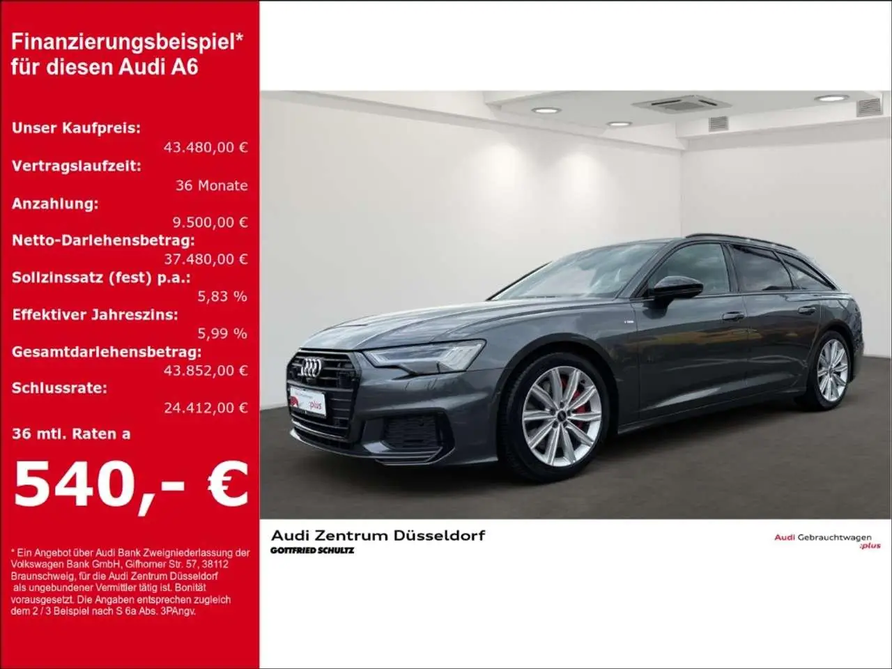 Photo 1 : Audi A6 2021 Hybride