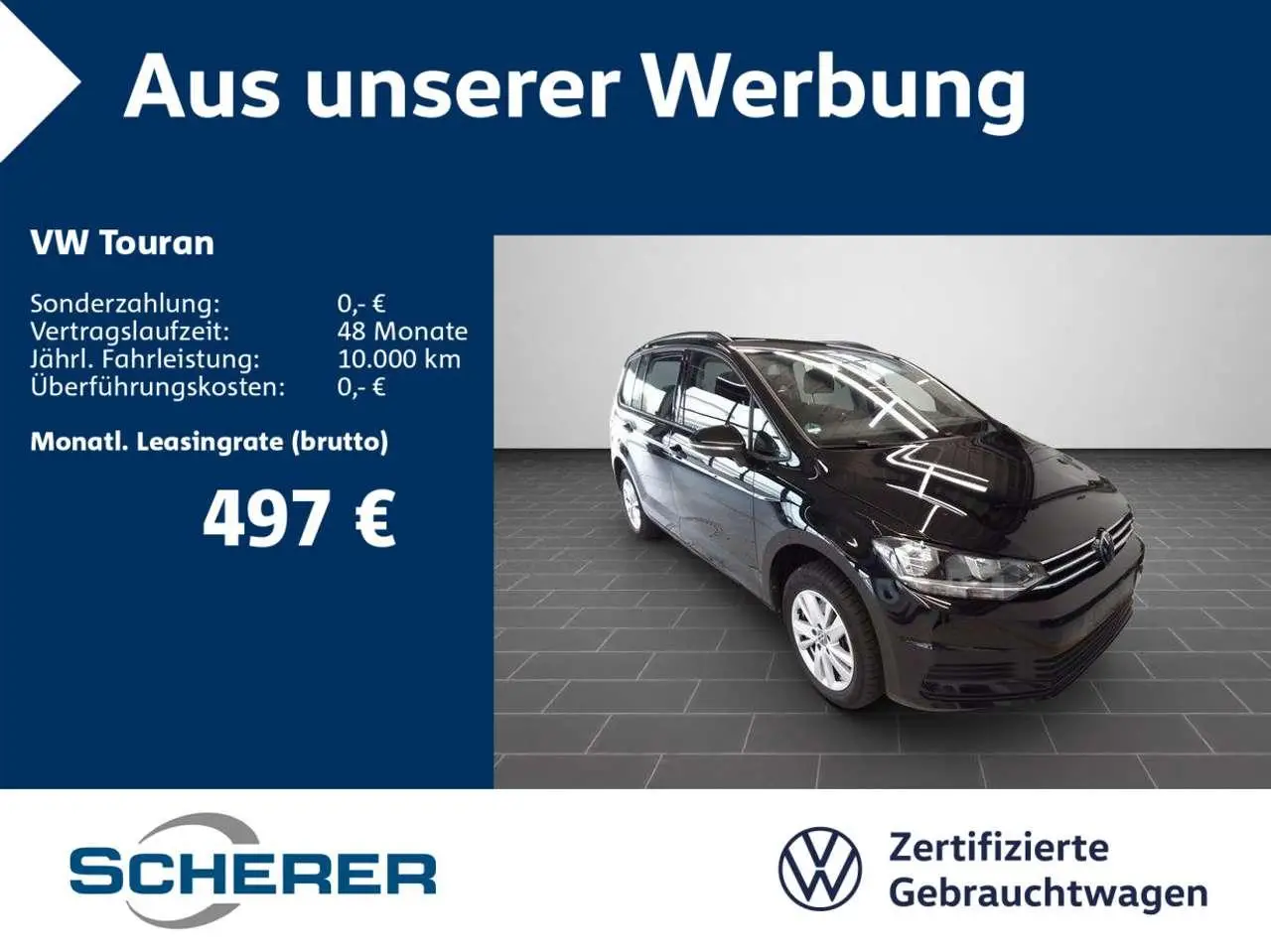 Photo 1 : Volkswagen Touran 2023 Essence