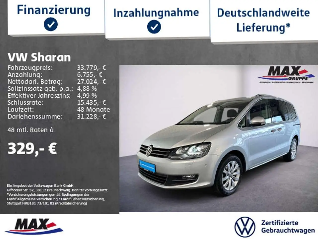 Photo 1 : Volkswagen Sharan 2020 Diesel