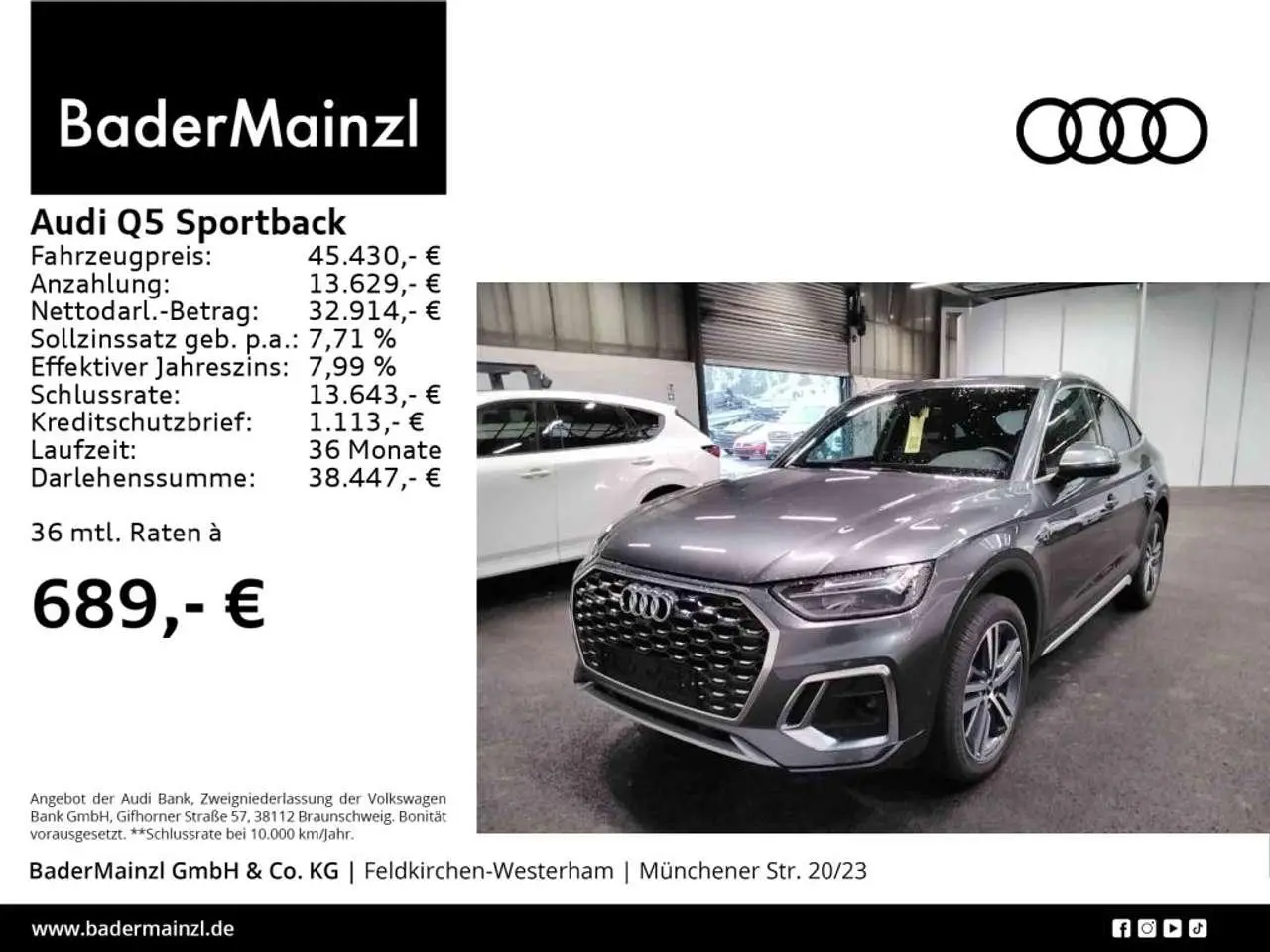 Photo 1 : Audi Q5 2022 Essence