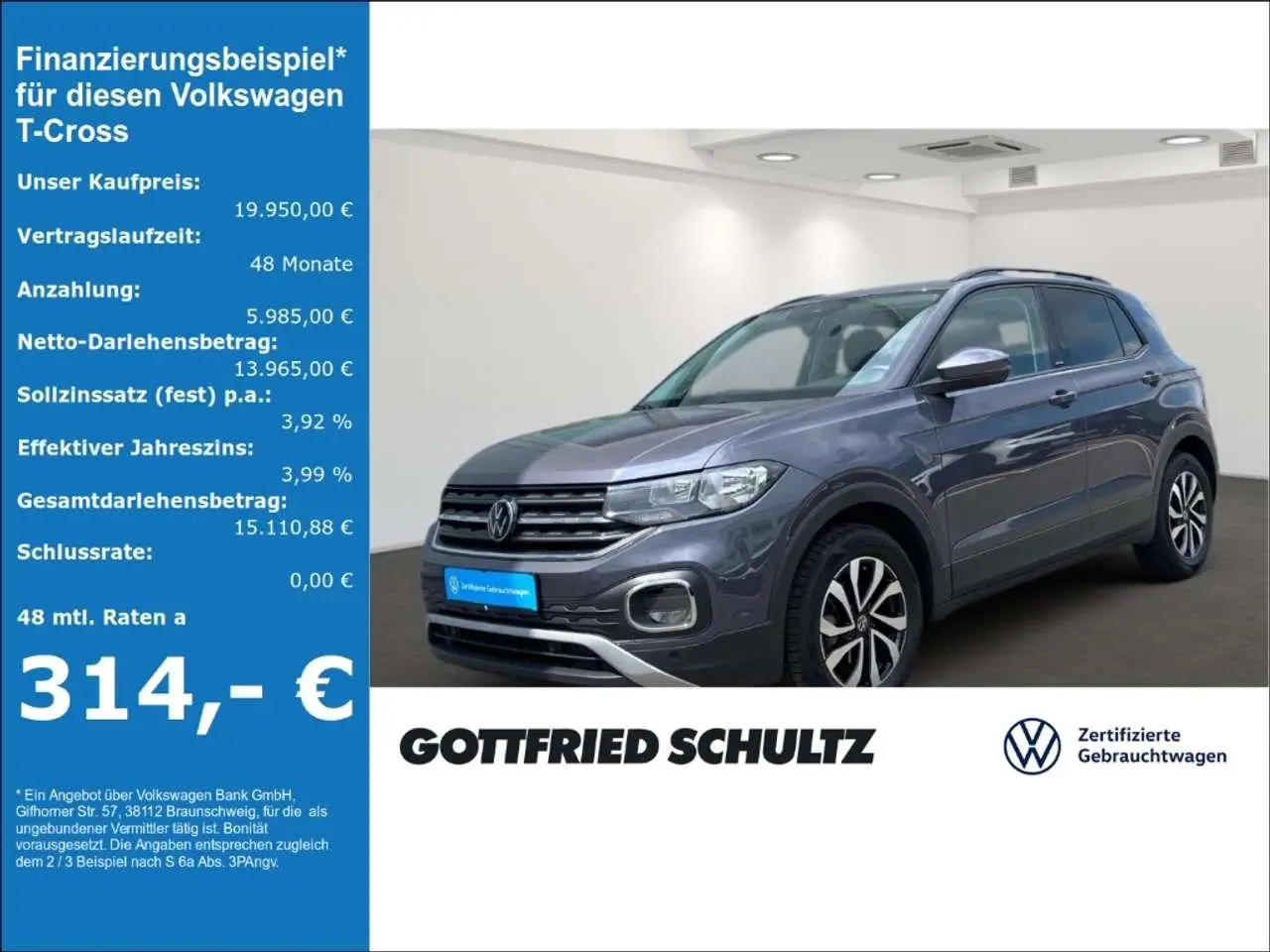 Photo 1 : Volkswagen T-cross 2023 Essence