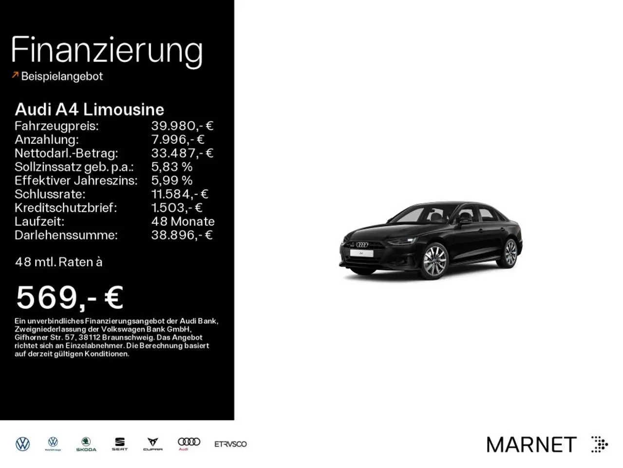 Photo 1 : Audi A4 2024 Petrol