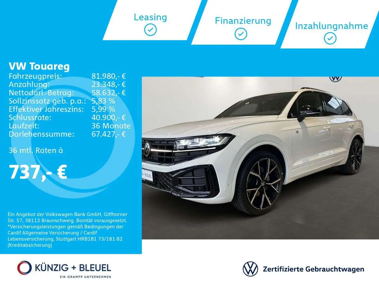 Photo 1 : Volkswagen Touareg 2023 Diesel