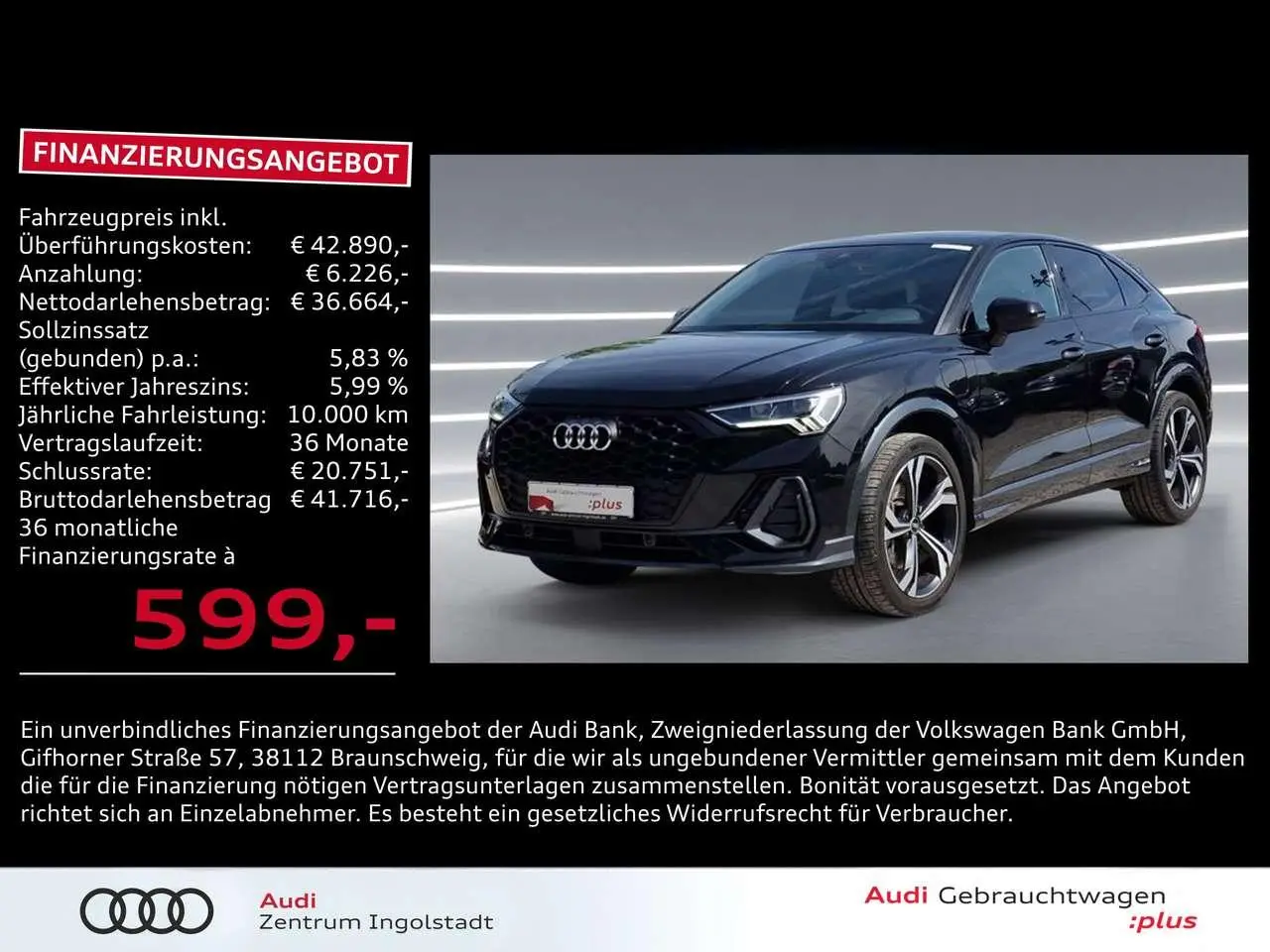 Photo 1 : Audi Q3 2021 Hybrid