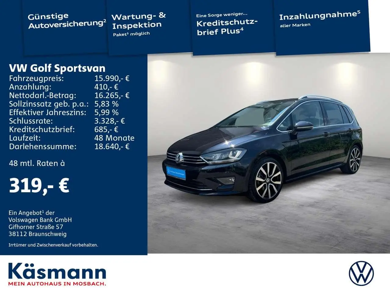 Photo 1 : Volkswagen Golf 2015 Essence