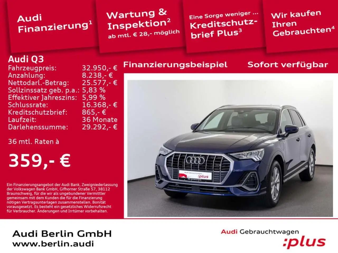 Photo 1 : Audi Q3 2021 Hybrid