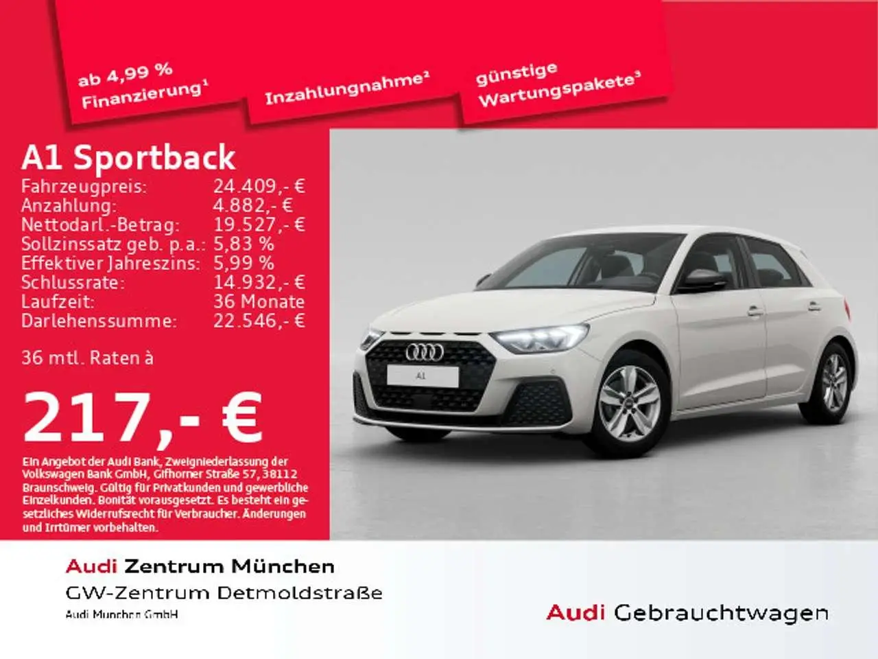 Photo 1 : Audi A1 2024 Essence