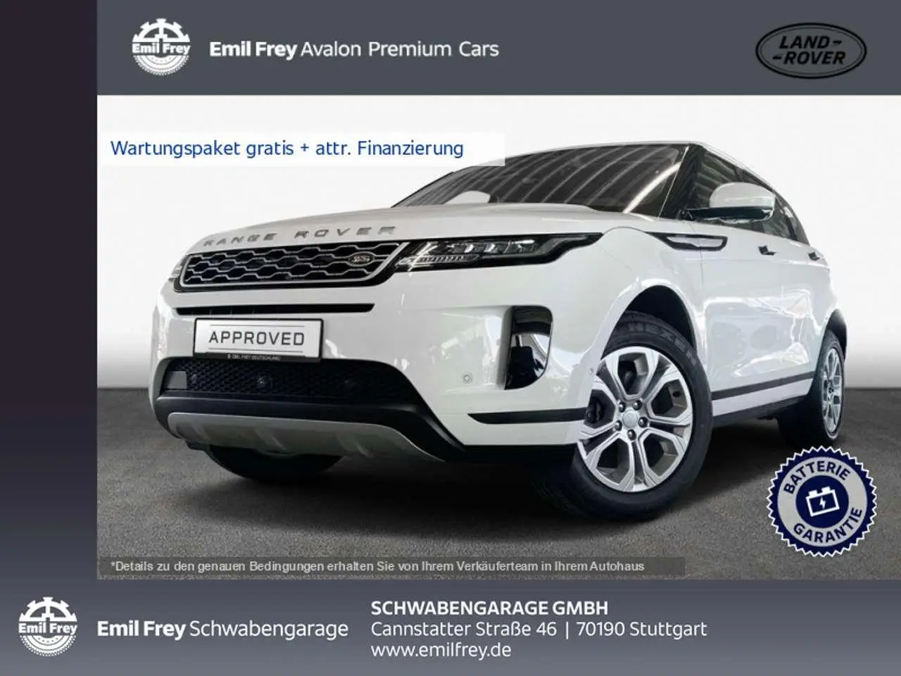 Photo 1 : Land Rover Range Rover Evoque 2021 Hybride