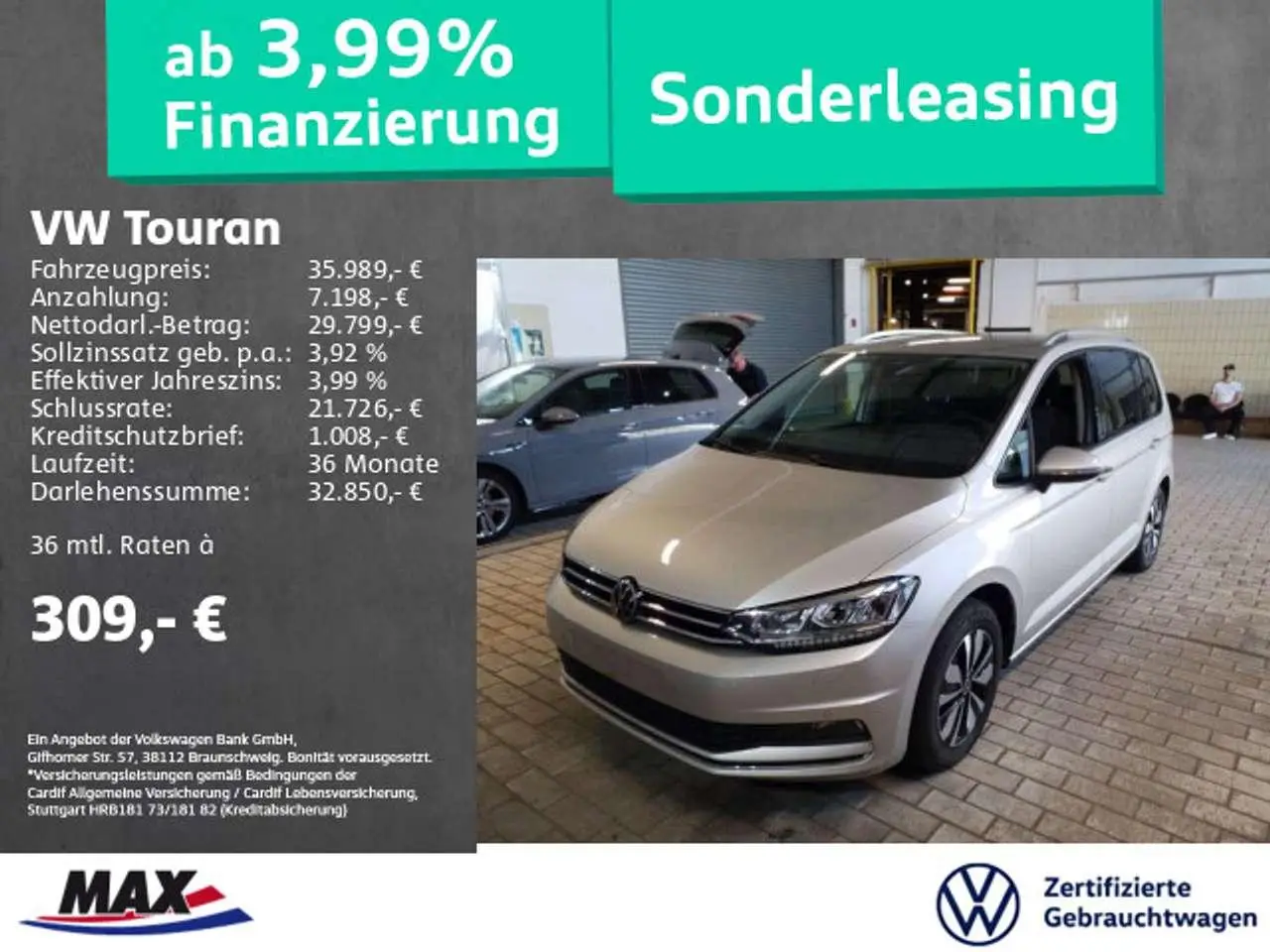 Photo 1 : Volkswagen Touran 2023 Essence