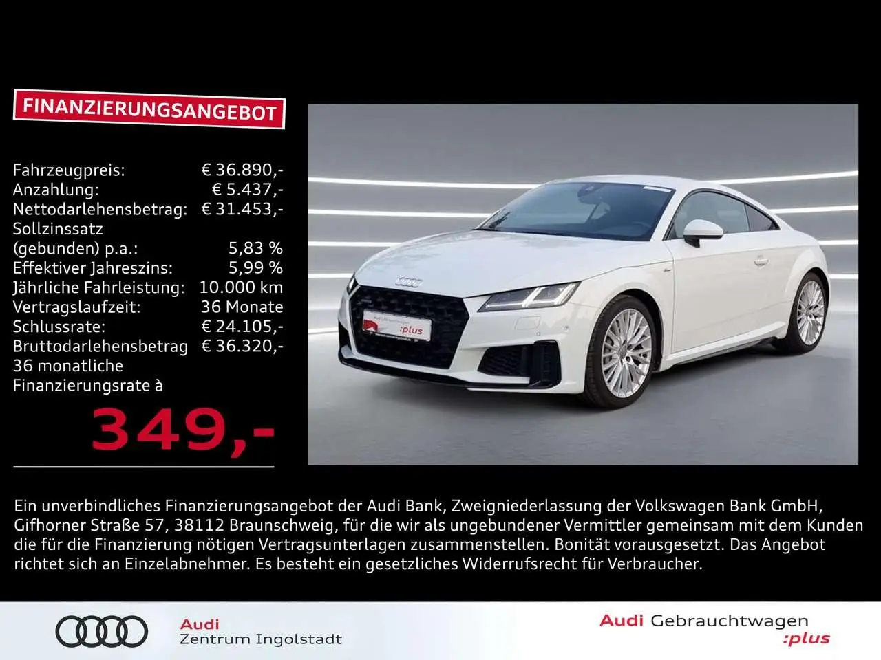 Photo 1 : Audi Tt 2021 Essence