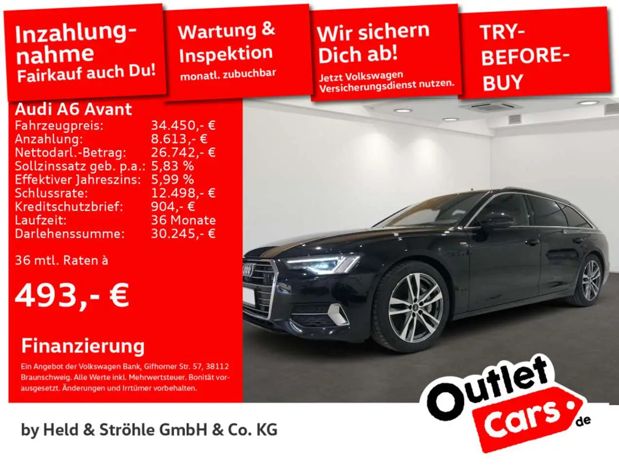 Photo 1 : Audi A6 2021 Hybride