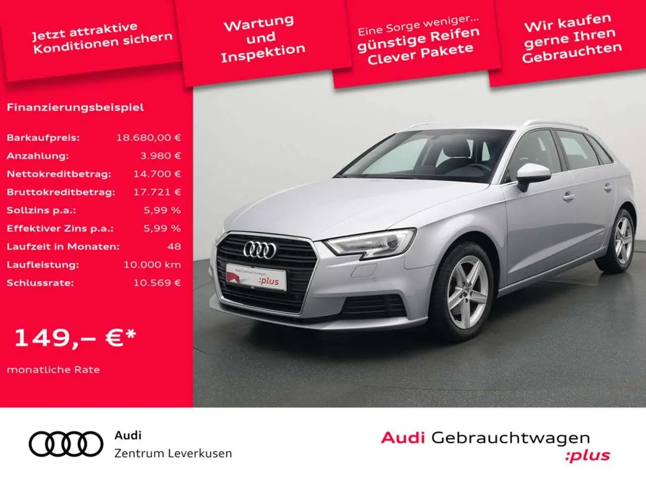 Photo 1 : Audi A3 2017 Petrol