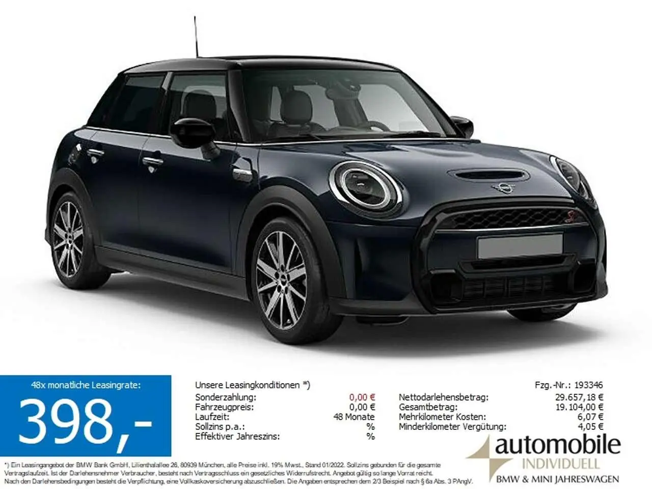 Photo 1 : Mini Cooper 2023 Petrol