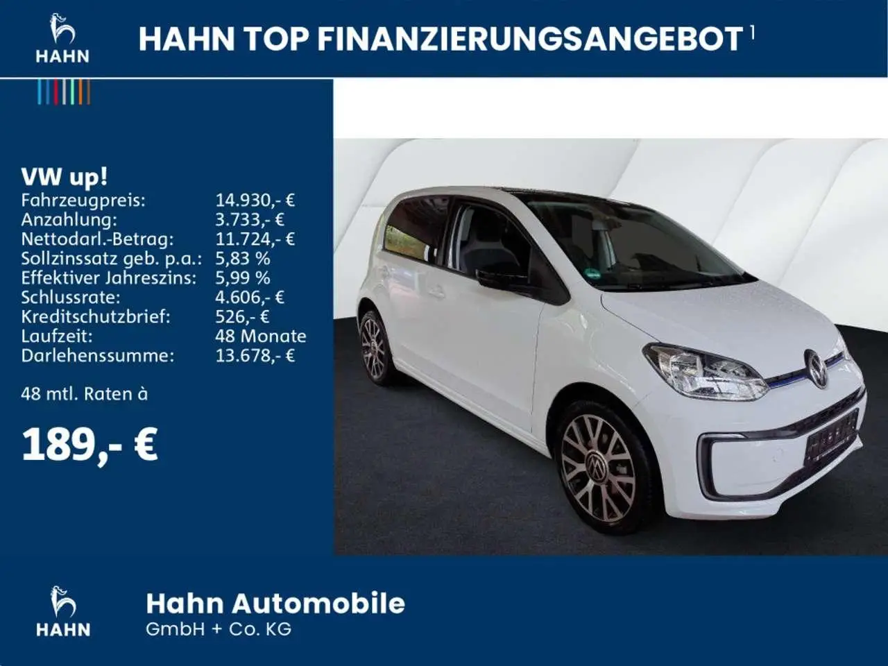 Photo 1 : Volkswagen Up! 2021 Électrique