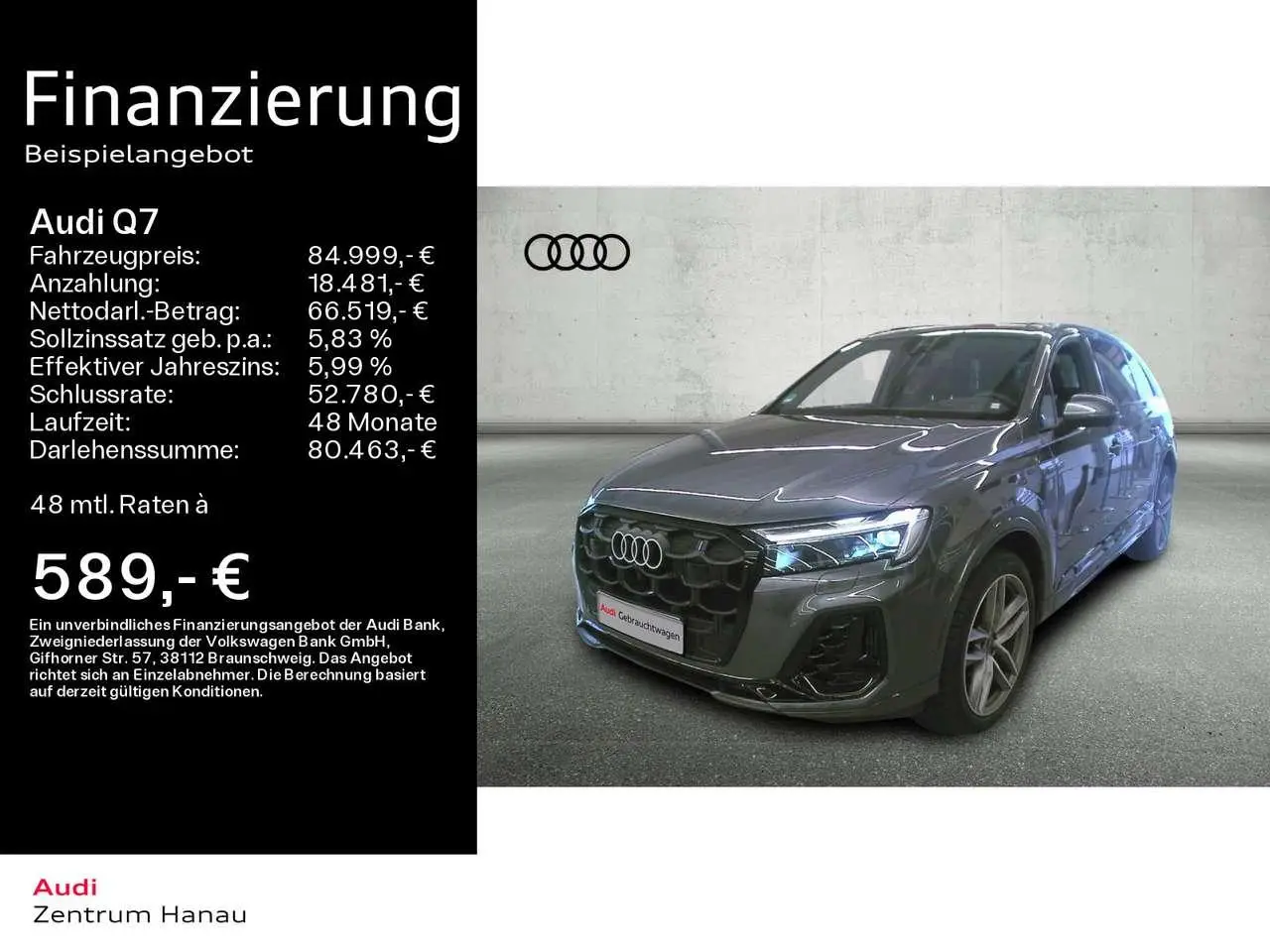 Photo 1 : Audi Q7 2024 Hybrid