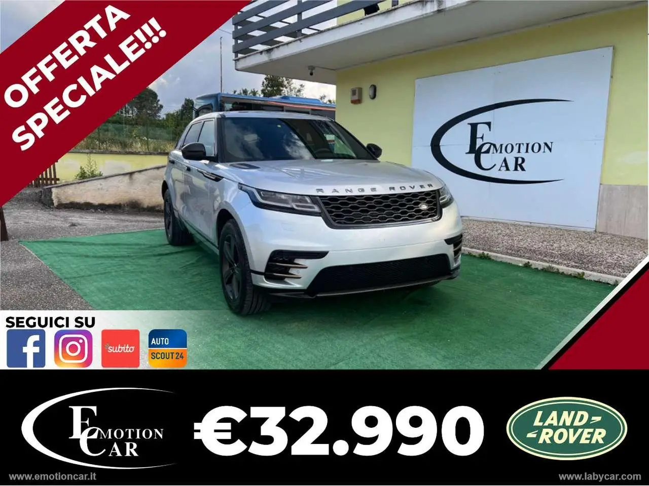 Photo 1 : Land Rover Range Rover Velar 2019 Diesel