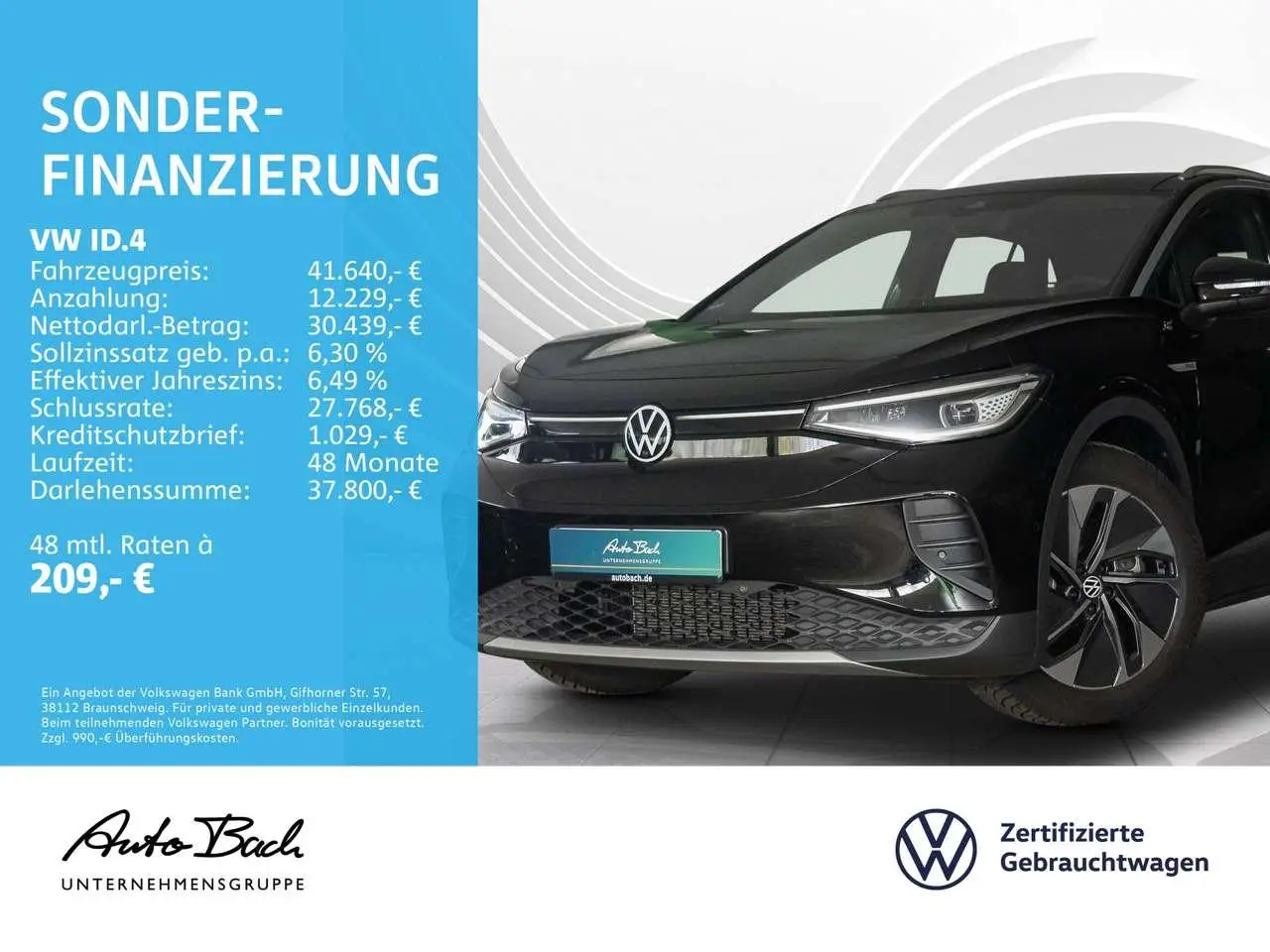 Photo 1 : Volkswagen Id.4 2023 Electric