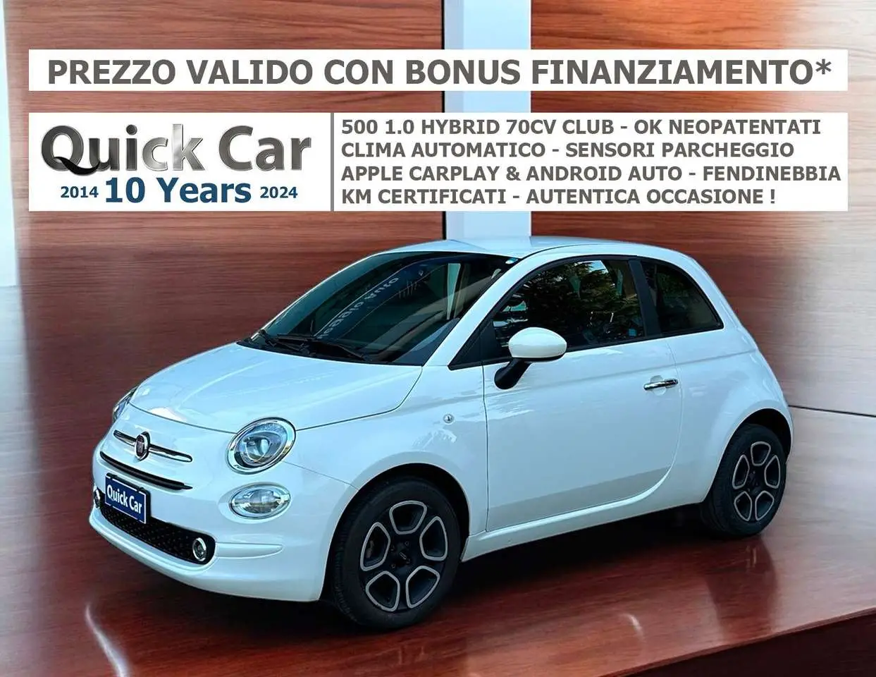 Photo 1 : Fiat 500 2022 Hybrid