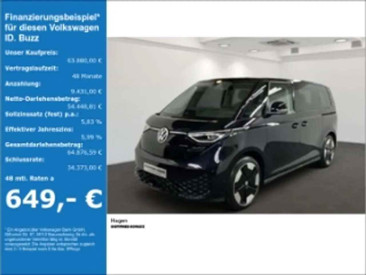 Photo 1 : Volkswagen Id. Buzz 2024 Électrique