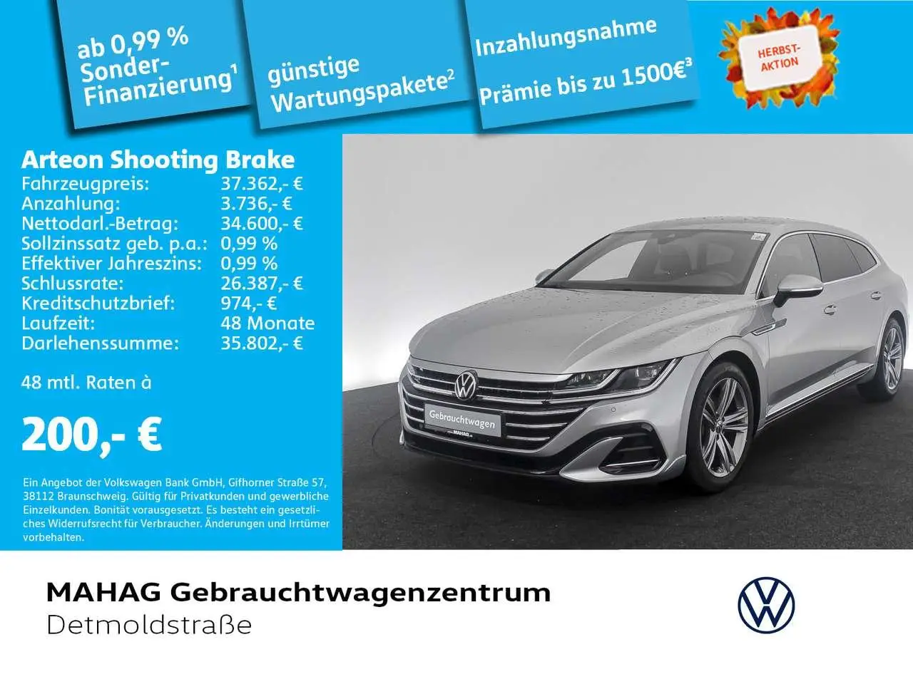 Photo 1 : Volkswagen Arteon 2023 Diesel