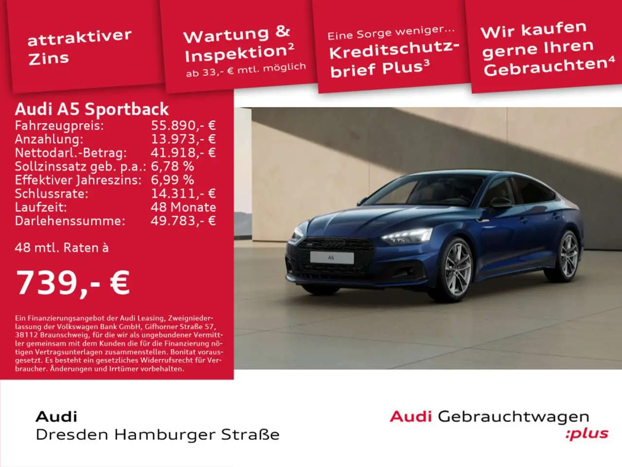 Photo 1 : Audi A5 2024 Essence