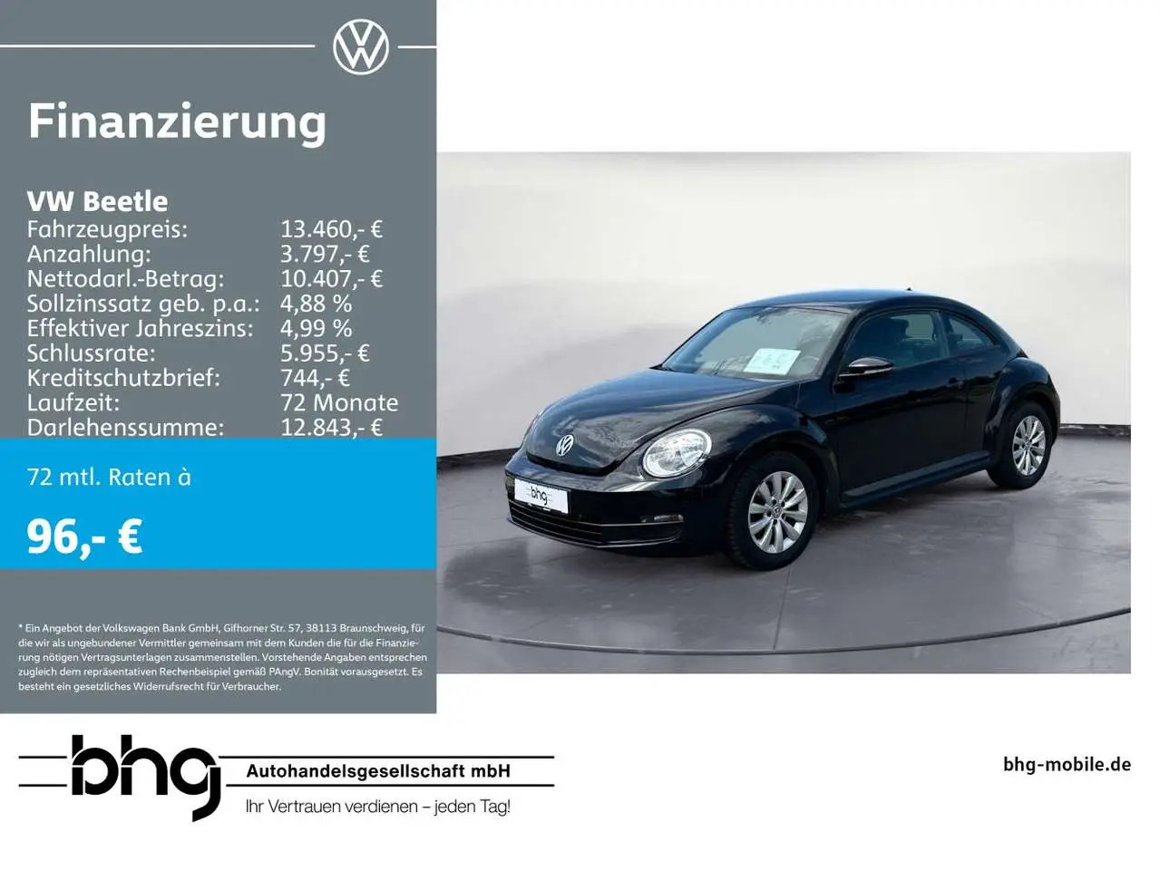 Photo 1 : Volkswagen Beetle 2016 Essence