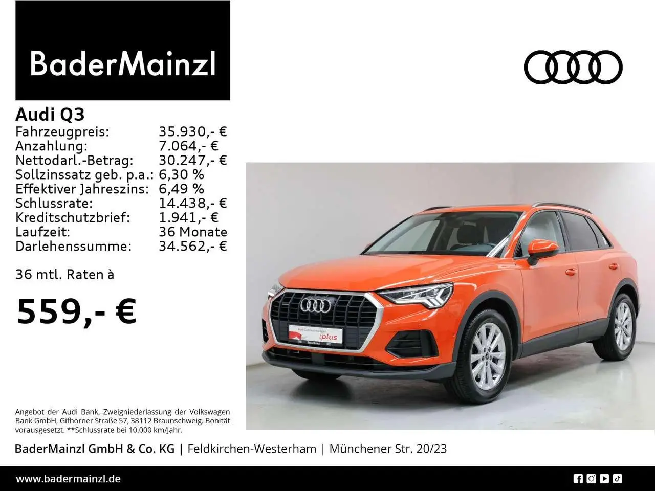 Photo 1 : Audi Q3 2020 Petrol