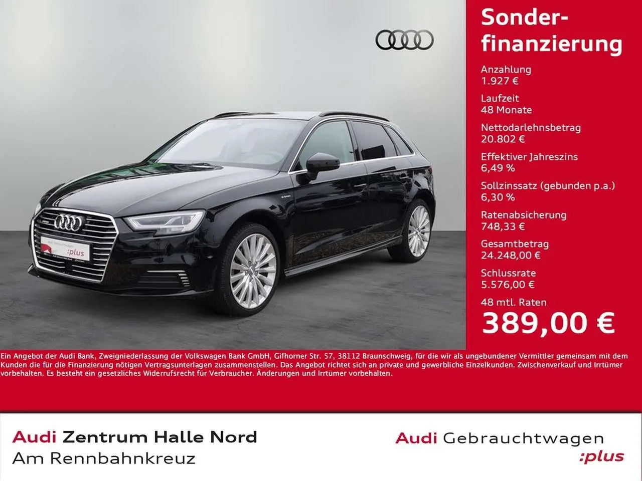 Photo 1 : Audi A3 2018 Hybride