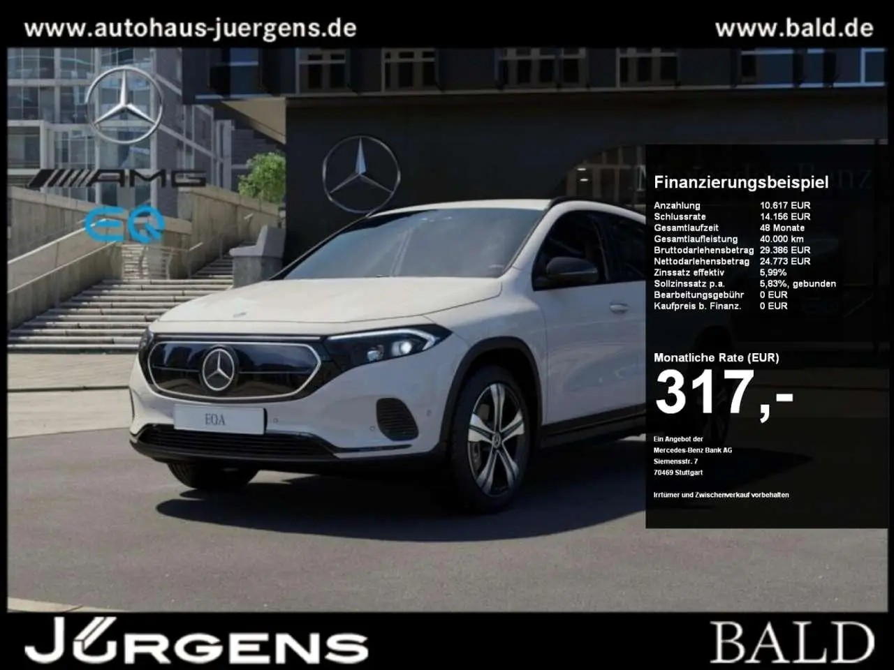 Photo 1 : Mercedes-benz Classe Eqa 2023 Electric