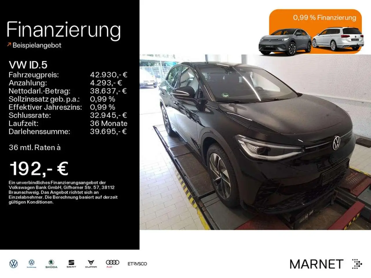 Photo 1 : Volkswagen Id.5 2023 Electric