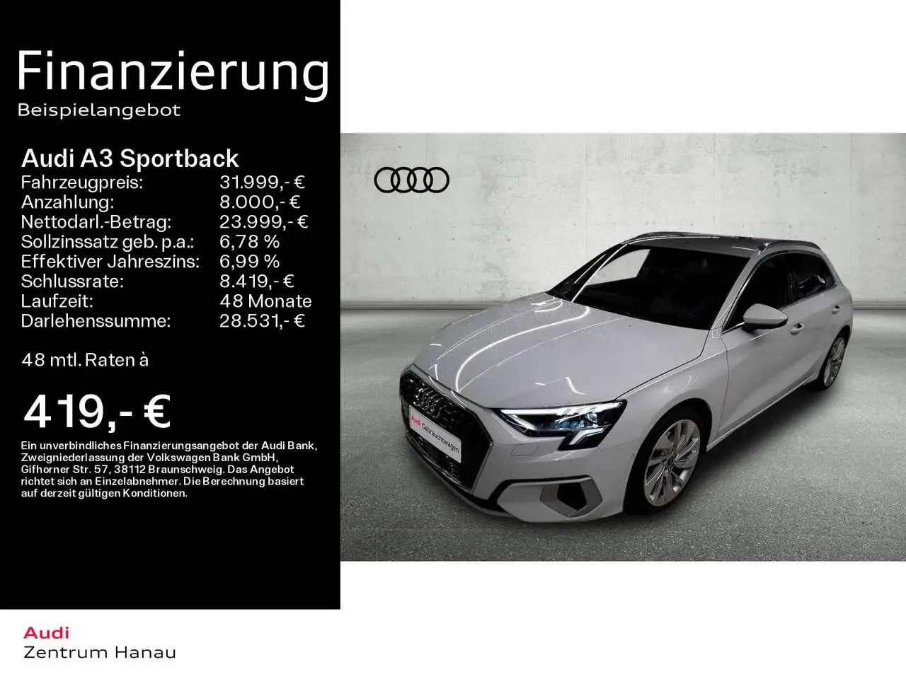 Photo 1 : Audi A3 2024 Essence